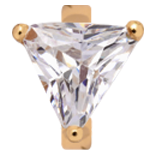 Image of Christina Collect Crystal Quarts forgyldt charm